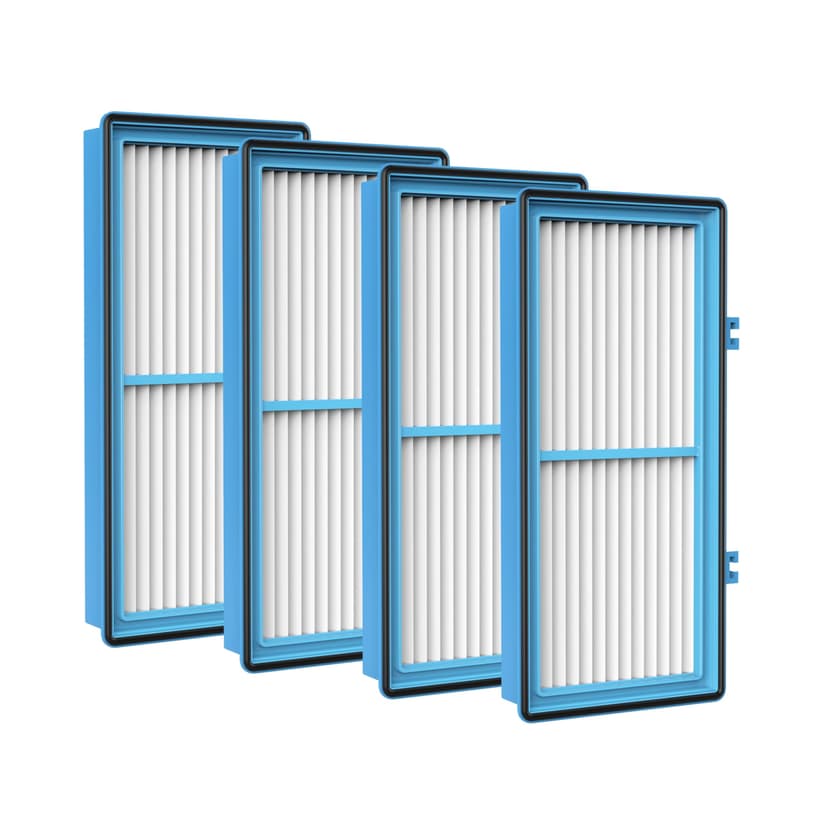 Nispira AER1 Filter Replacement for Holmes Air Purifier HAPF30AT HAP242-NUC Total Air True HEPA 4 Packs, 1.2 x 10 x 4.6 Inches