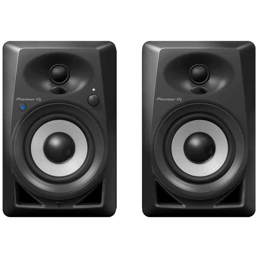 Pioneer DJ DM-40BT Desktop Monitor System with Bluetooth Functionality, 4-Inch (Pair, Black)