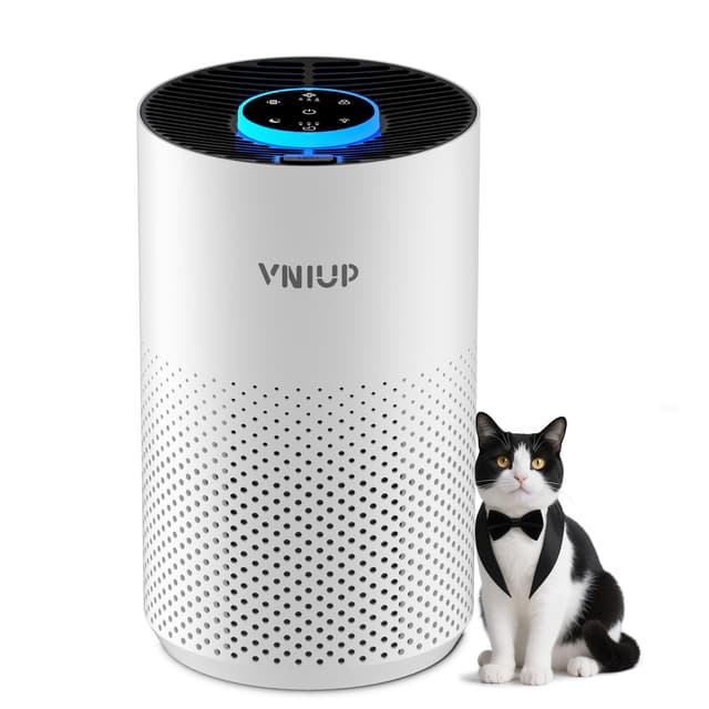 Air Purifiers for Bedroom Home up to 1250 ft², Vniup H14 True HEPA Room Air Purifiers for Bedroom, with Fragrance Function Sleep Mode& Light Mode Air Cleaner for Pet Dander Odor Dust Smoke