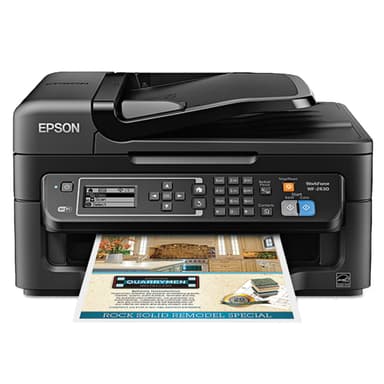 Epson WorkForce WF-2630 Wireless Business AIO Color Inkjet, Print, Copy, Scan, Fax, Mobile Printing, AirPrint, Compact Size
