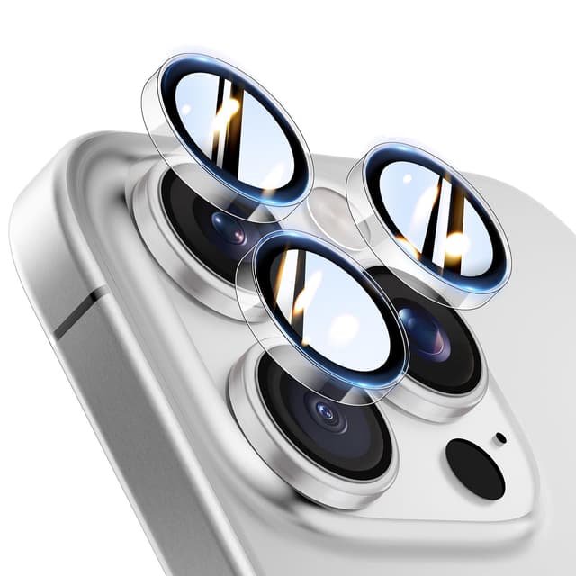 TOCOL for iPhone 14 Pro Max Camera Lens Protector/iPhone 14 Pro Camera Lens Protector Tempered Glass HD Individual Scratch Resistant Cover Accessories Case Friendly 2 Pack(Clear)