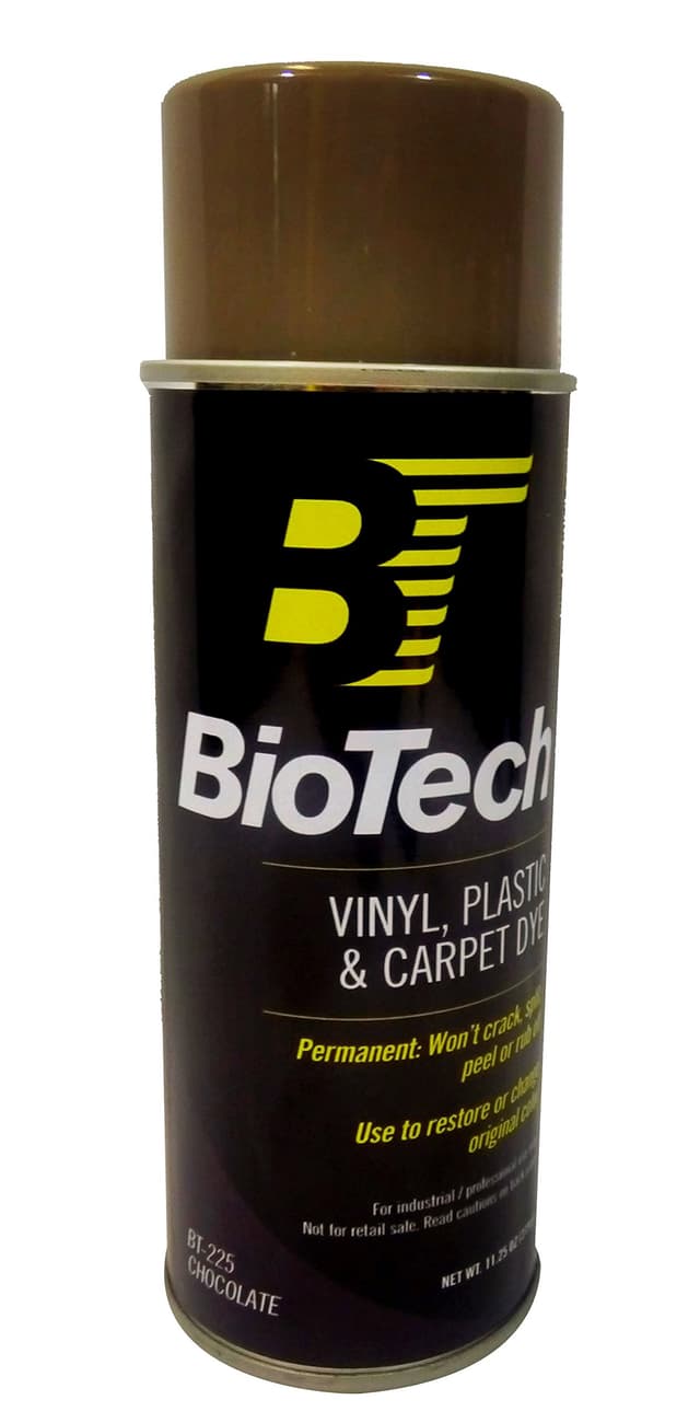 BioTech Vinyl, Plastic & Carpet Dye, Spray Paint, Carpet Dye, Plastic Dye, Vinyl Dye, Aerosol Spray (Chocolate)