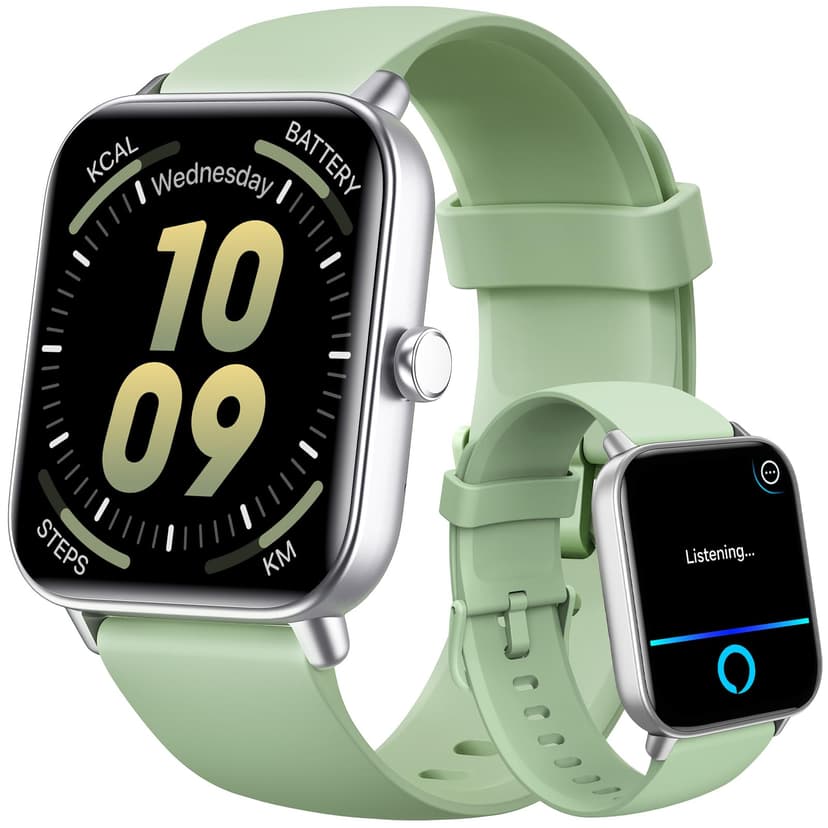 Gydom Smart Watch for Men Women, Alexa Built-in, 1.8" Smartwatch with Heart Rate/SpO2/Sleep Monitor, IP68 Waterproof Fitness Tracker, Bluetooth Call (Answer/Make) for Android iPhone, 101+ Sport Mode