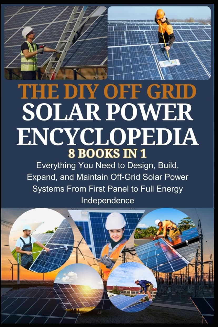 THE DIY OFF GRID SOLAR POWER ENCYCLOPEDIA 8 BOOKS IN 1: Everything You Need to Design, Build, Expand, and Maintain Off-Grid Solar Power Systems—From First Panel to Full Energy Independence
