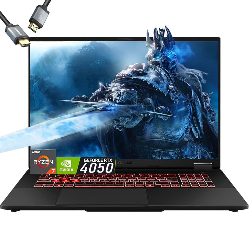 ASUS TUF A16 Gaming Laptop - AMD Ryzen 7 7445HS Beat i7-12650H - RTX 4050 - Backlit Keyboard RGB - 16" WUXGA 144Hz -16GB DDR5 RAM -1TB PCIe SSD -Windows 11 -Portatil Gamer PC Copilot -2025
