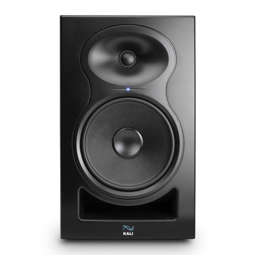 Kali Audio LP-8V2 8" Powered Studio Monitor - 100W Speaker System with Boundary Compensation EQ Settings - for Mixing, Recording, Audio Production - XLR, TRS, RCA Input Ports, Single, Black