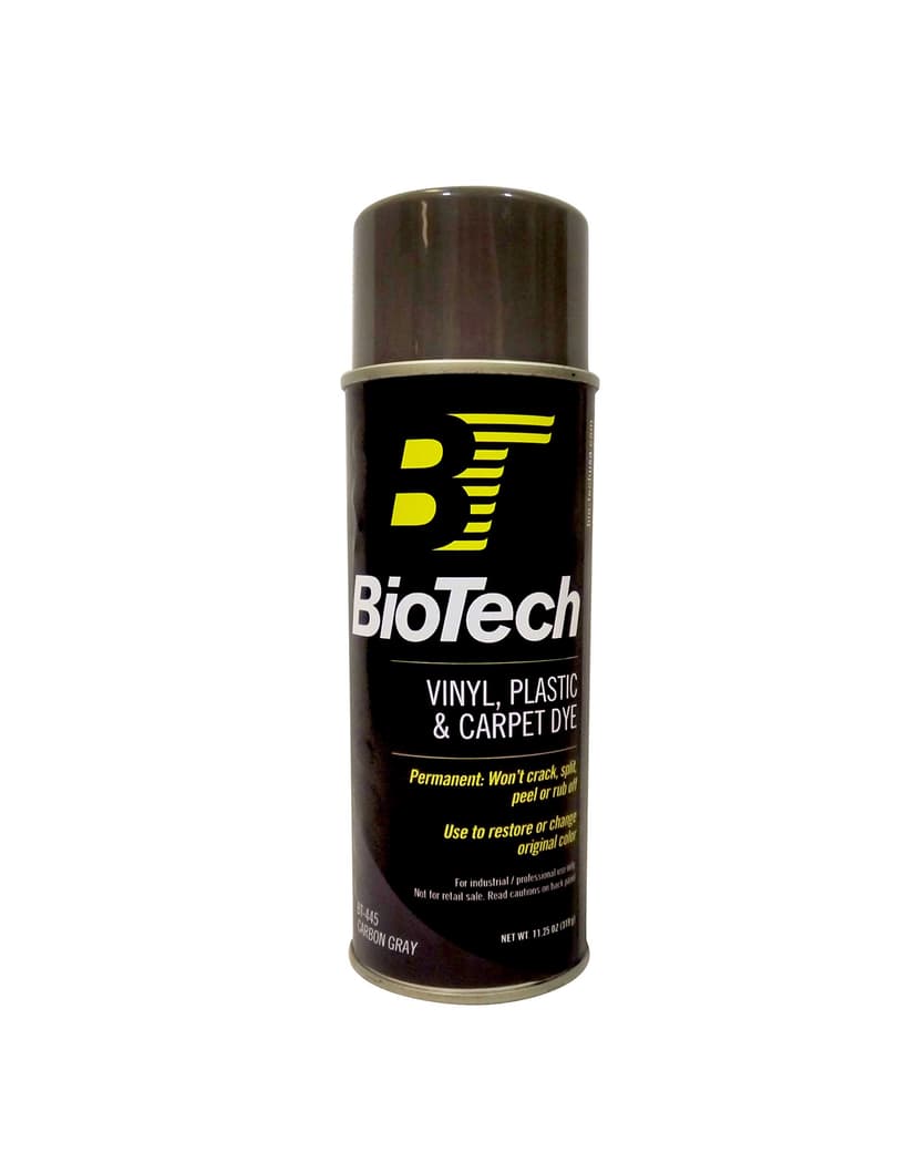 BioTech Vinyl, Plastic & Carpet Dye, Spray Paint, Carpet Dye, Plastic Dye, Vinyl Dye, Aerosol Spray (Carbon Gray)