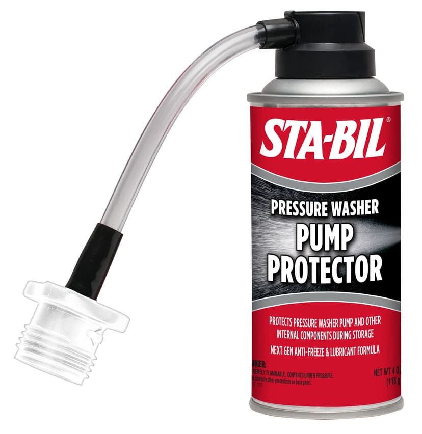 STA-BIL Pump Protector - Protects Pressure Washer Pumps and Other Internal Components During Storage, Next Gen Anti-Freeze and Lubricant Formula, 4oz (22007)
