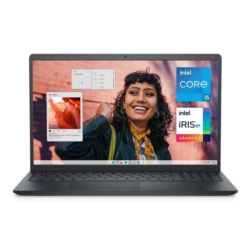 Dell Inspiron 3530 Laptop - 15.6-inch FHD (1920 x 1080) Touchscreen Display, Intel Core i5-1335U, 16GB DDR4 RAM, 512GB SSD, Intel Iris Xe Graphics, Windows 11 Home - Carbon Black
