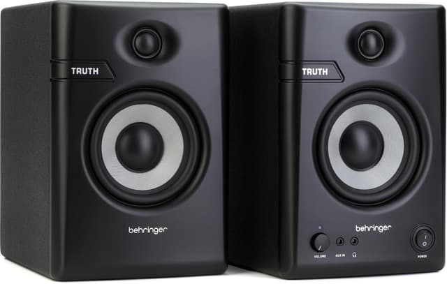 Behringer TRUTH 4.5 BT Audiophile 4.5" Studio Monitors with Bluetooth Connectivity and Advanced Waveguide Technology.