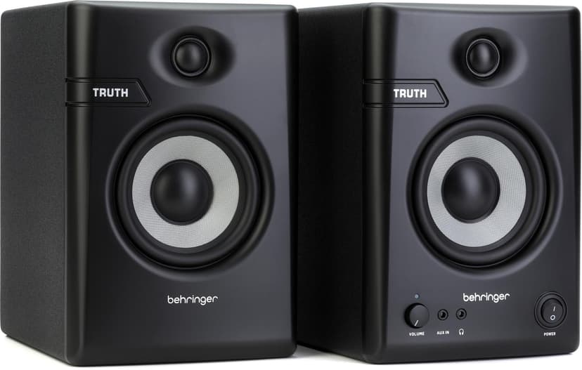 Behringer TRUTH 4.5 BT Audiophile 4.5" Studio Monitors with Bluetooth Connectivity and Advanced Waveguide Technology.
