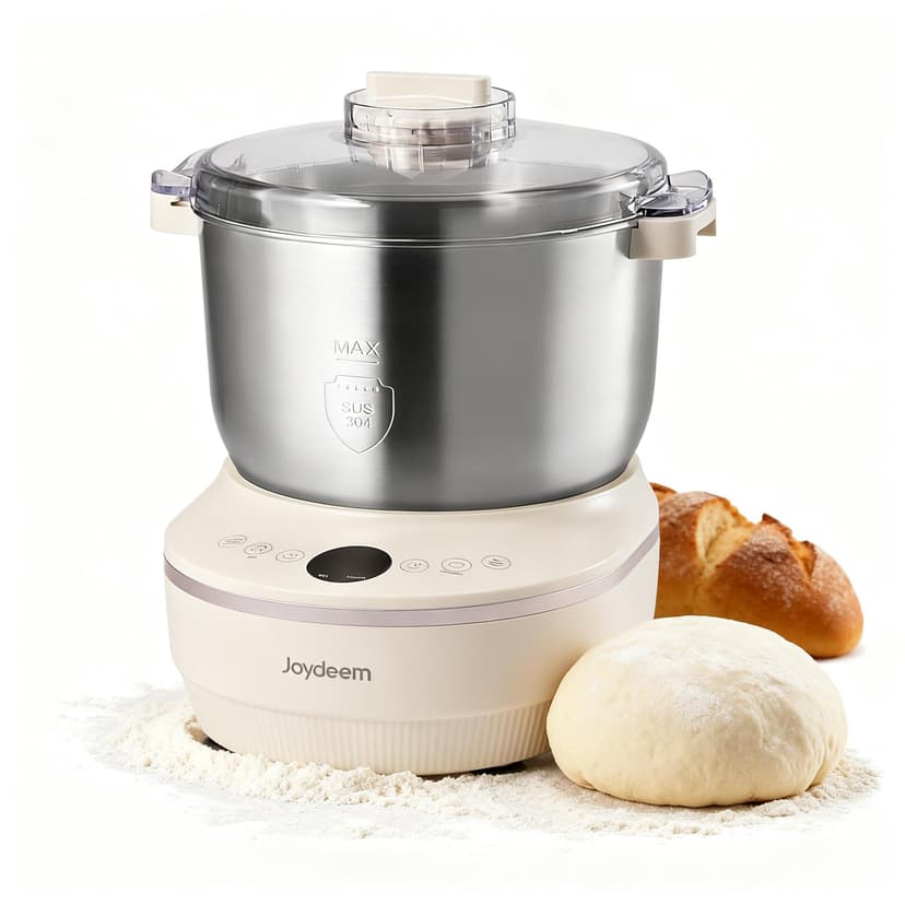 Joydeem HMJ-A701 Electric Dough Maker (7.4Qt) with Ferment Function - Ideal for Bread, Pizza, Sourdough & Dumpling Dough