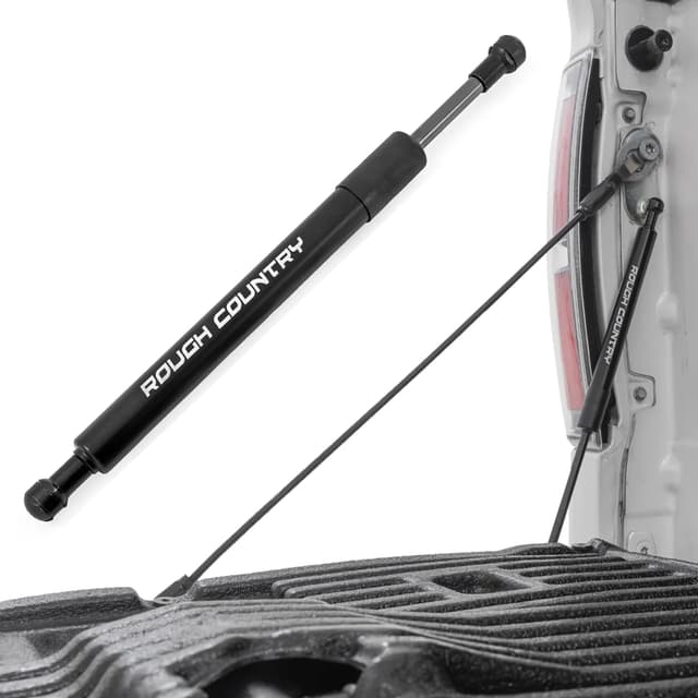 Rough Country Tailgate Assist for Ford F-150/F-250/F-350 Super Duty Truck 2WD/4WD (2015-2026) - Smooth, Safe & Controlled Tailgate Lowering
