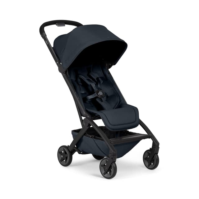 Joolz Aer2 Lightweight Travel Stroller For Baby & Toddler – Ultra-Compact One-Hand Foldable Stroller, Reclining Seat, UPF 50+ Canopy, Adjustable Leg Rest, Carry-On & Airplane Approved (Dark Navy Blue)