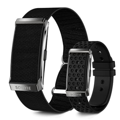 Smart Bracelet for Men Women, Health Activity Fitness Trackers, 24H Sleep Tracker, 24/7 Continuous Heart Rate/Blood Pressure/HRV/Stress Monitor, 170+ Sports Modes Smart Wristband with Free APP 2 Bands