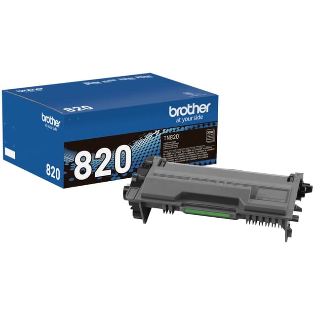 Brother Genuine Toner Cartridge, TN820, Replacement Black Toner, Page Yield Up to 3,000 Pages, Amazon Dash Replenishment Cartridge