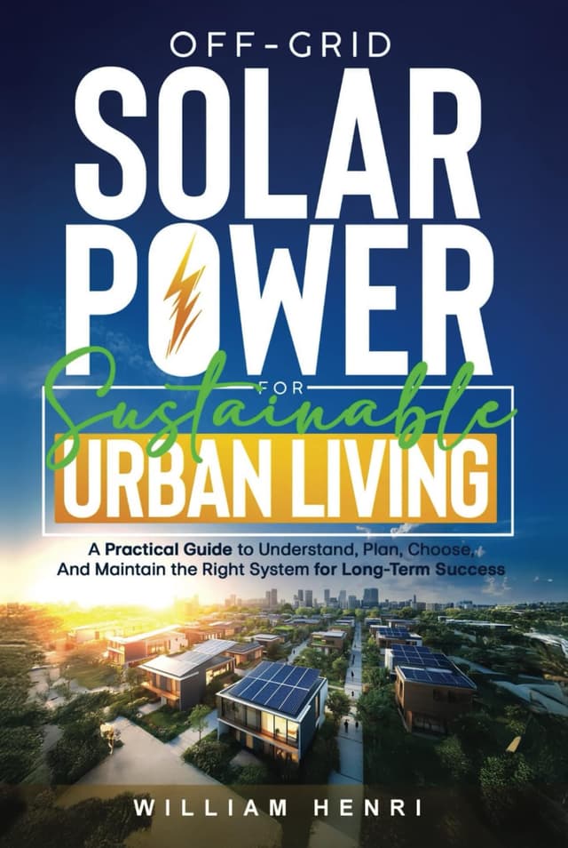 Off-Grid Solar Power for Sustainable Urban Living: A Practical Guide to Understand, Plan, Choose and Maintain the Right System for Long-Term Success (Sustainable Living)
