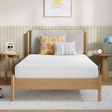 Novilla 8 Inch Twin Size Mattress, Twin Memory Foam Mattress for Kids with Comfortable & High-Density Support Foam for Cool Touch & Pressure Relief Mattresses in a Box Medium Firm Feel