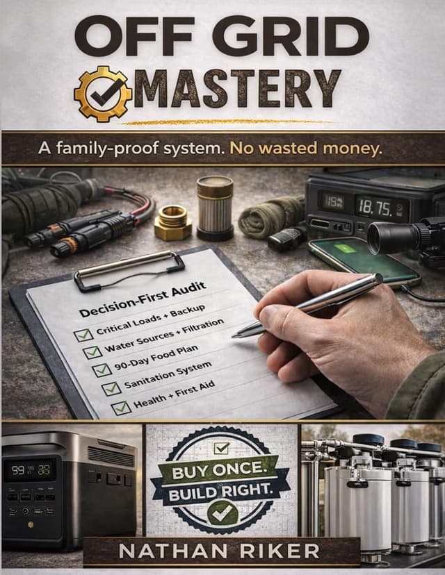 OFF GRID MASTERY: Step-by-Step DIY Projects to Achieve Self-Sufficiency, Live Free From the Grid, Protect Your Family, Master Survival Skills, and Be ... Hit Tomorrow (The Prepper’s Mastery Series)