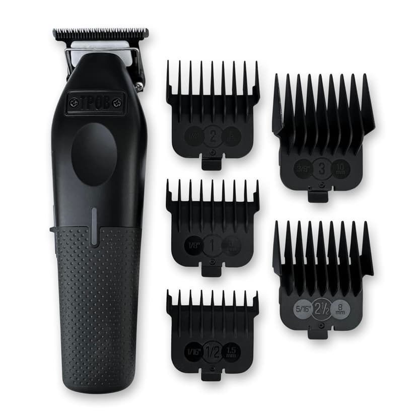 TPOB Play Professional Barber Hair Trimmer for Men 7000 RPM (Black + Softy)