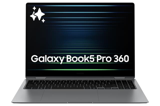 Samsung 16” Galaxy Book5 Pro 360 Copilot+ PC, AI Computer, Intel Core 7 Ultra Processor, 3K AMOLED (2880x1800) Touchscreen, S Pen,120Hz, Dolby Atmos, Student Laptop, Lightweight, All-Day Battery Life