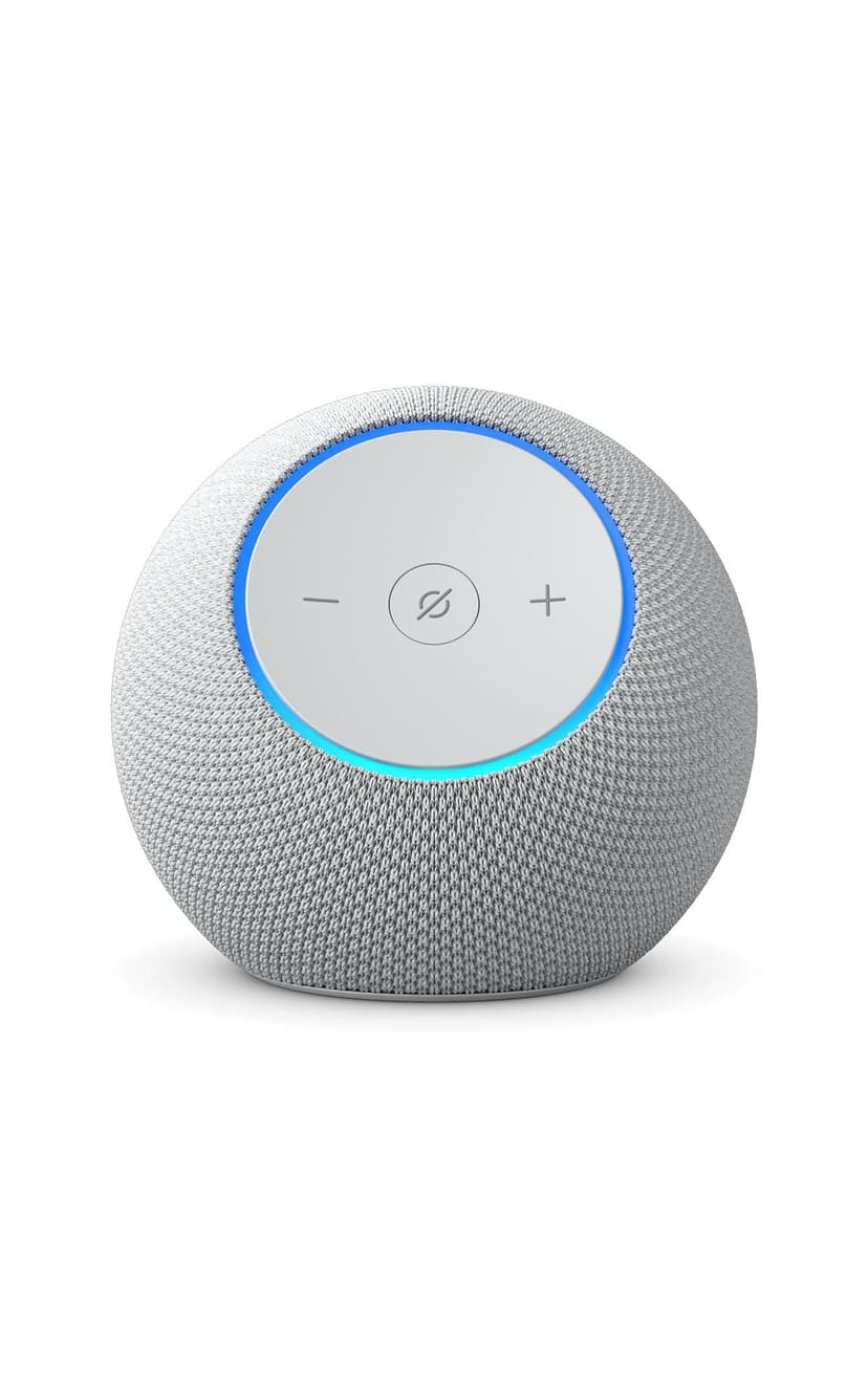 Amazon Echo Dot Max (newest model), Alexa speaker with room-filling sound and nearly 3x bass, Great for living rooms and medium-sized spaces, Designed for Alexa+, Glacier White