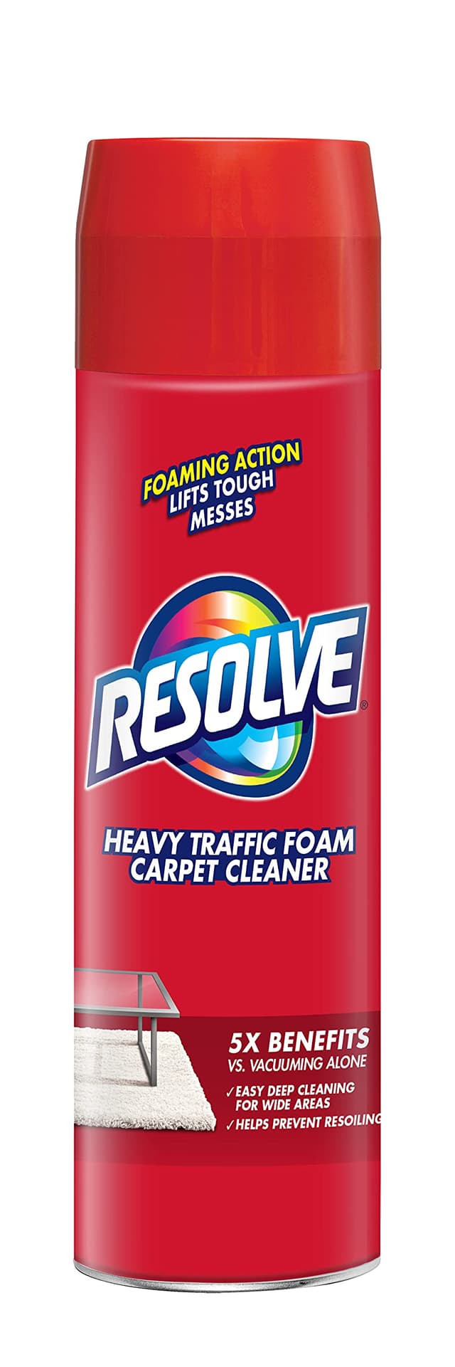 Resolve Carpet High Traffic Foam, 22-Ounce (Pack of 12)