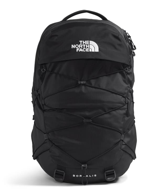 The North Face Borealis Commuter Laptop Backpack - Water Repellent, 16" Laptop Sleeve, Large Main Compartment, TNF Black/TNF Black-NPF, One Size