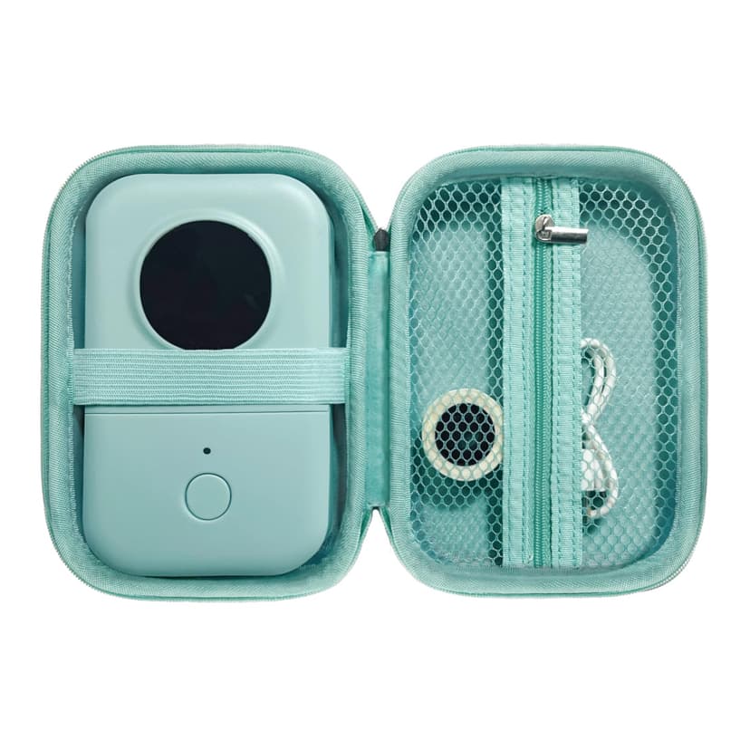 Case Compatible with Phomemo D30, Phomemo D35, NIIMBOT D11, SUPVAN E10 Label Maker, Portable & Durable Storage for D30 Printer Green Case