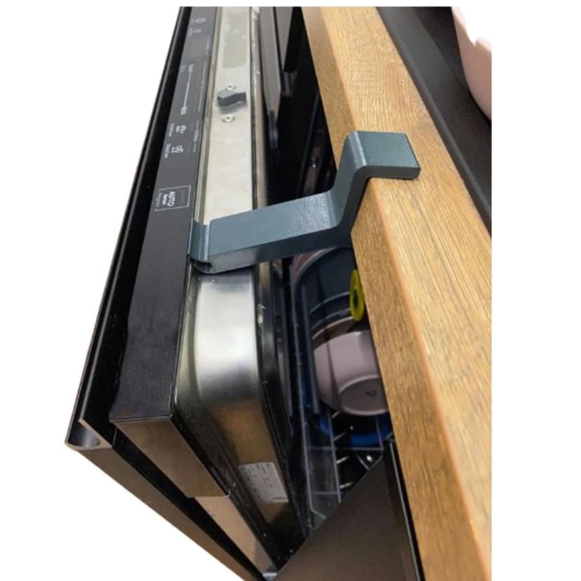 Dishwasher Door Holder,Keep Doors Propped Open, Specifically Crafted for 28 mm and 38 mm Worktops,Enhances Ventilation, Curbs Moisture, Built with Durable Materials for Lasting Use (2pc)