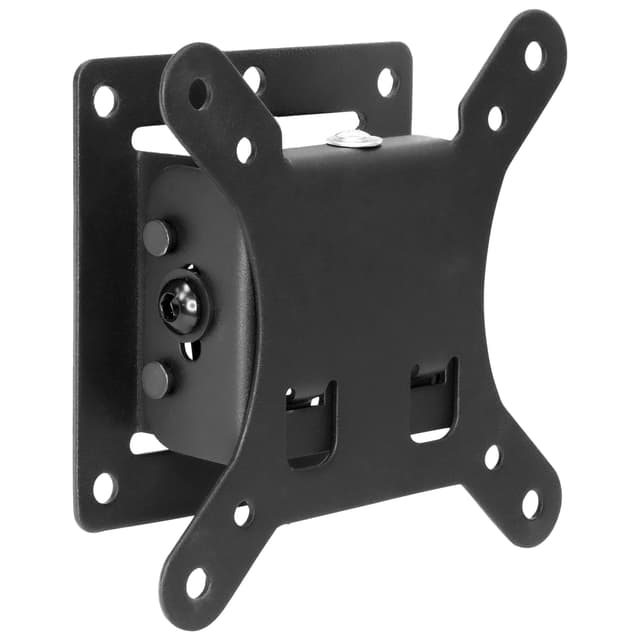 Mount-It! Small TV Wall Mount with Quick Release | Fits 13-32 Inch Screens | Low-Profile Slim Design | Tilting VESA Wall Mount 75x75 & 100x100 | RV & Office Compatible | 30lb Capacity