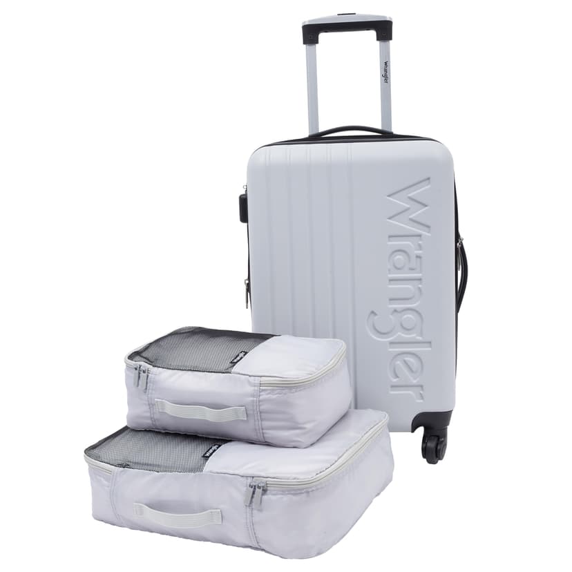 Wrangler Carry-On Luggage Set, Grey