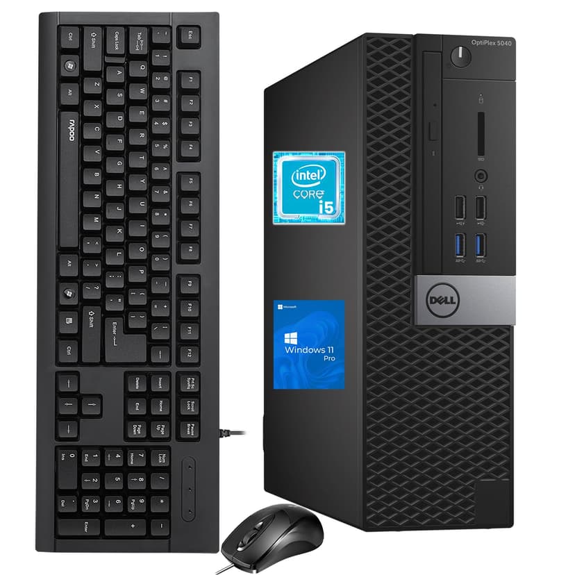 Dell OptiPlex 5040 SFF Desktop Computer PC, Intel Core i5-6500T, 8GB RAM, 256GB SSD, WiFi, Bluetooth, HDMI, Windows 11 Pro (Renewed)