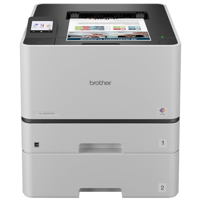 Brother HL-L8430CDWT Business Color Laser Printer with Dual Paper Trays, Low-Cost Printing, and Wireless Networking