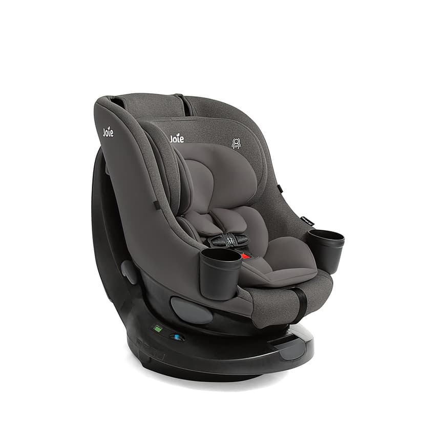 Joie Chili Spin 360 2-in-1 Rotating Convertible Car Seat with a 360 Spin and Easy Installation - Lower Anchor Attachment or Vehicle Belt Installation (Thunder)
