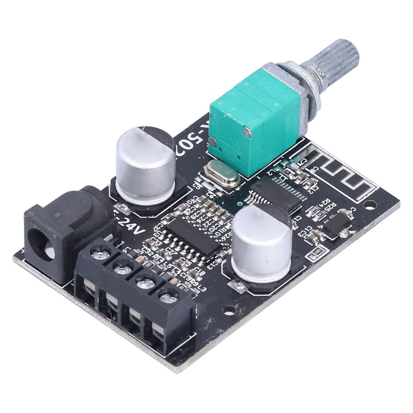 ZK‑502L Bluetooth Power Amplifier Board 5.0 Stereo Audio Receiver Channels Digital Audio Amplifier Module for DIY Speakers 5-24V