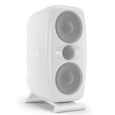 IK Multimedia iLoud MTM MKII White (Single) Compact Studio Monitor with Built-in ARC Room Correction, 100W RMS high-Performance Desktop Speaker, Computer Speakers and pc Speakers use and DJs