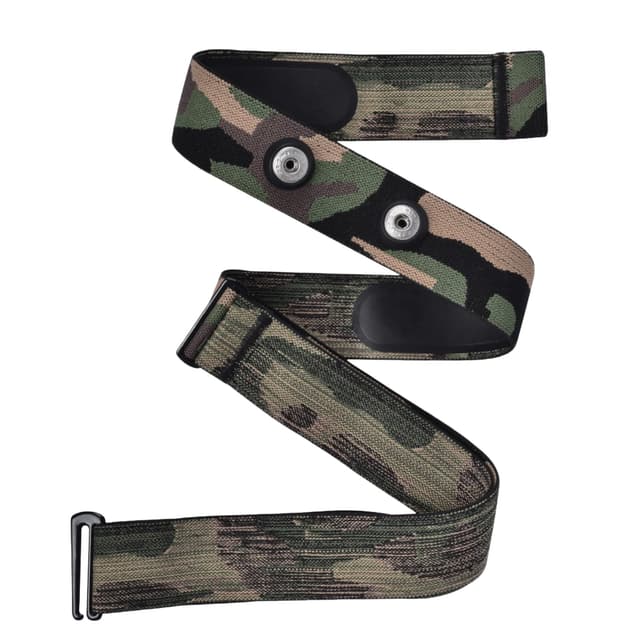 Heart Rate Monitor Chest Strap Replacement fit for Polar H10 H9 H7, Garmin, Wahoo TICKR, Coospo, Powr Labs, Mo-Fit (Green Camo)