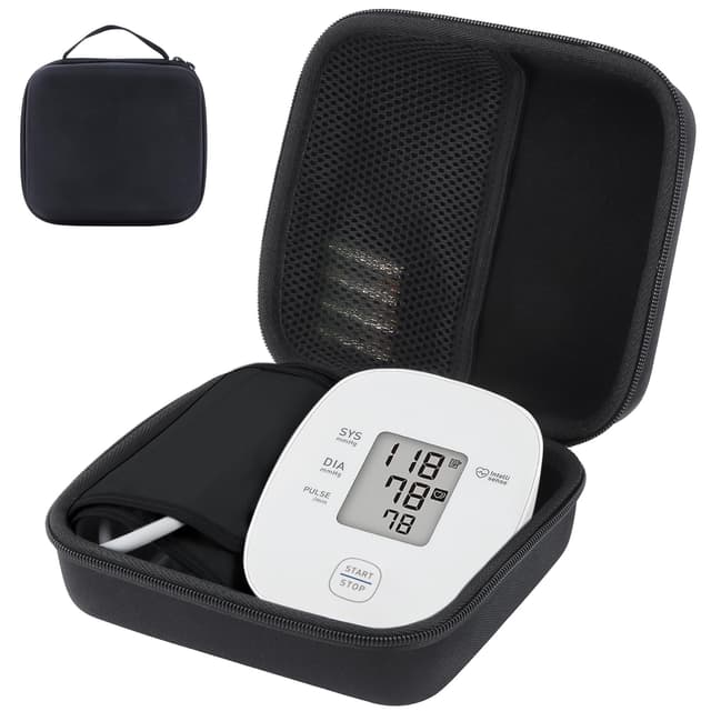 RIYADAone Hard Case Replacement for OMRON Iron BP5000 Bronze BP5150 Silver BP5255 Upper Arm Blood Pressure Monitor
