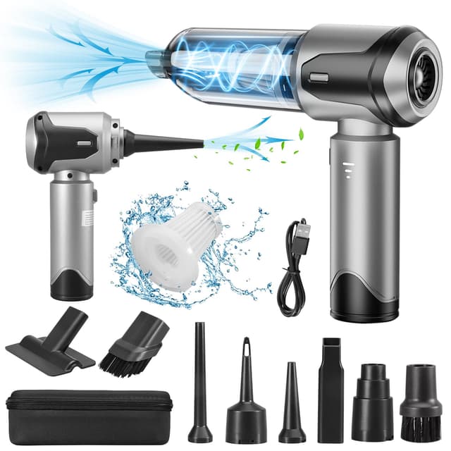 Handheld Vacuum Cleaner, 22000Pa Powerful Car Vacuum Cleaner Cordless, Lightweight Mini Car Hoover, Rechargeable Portable Air Duster for Car, Home, Kitchen