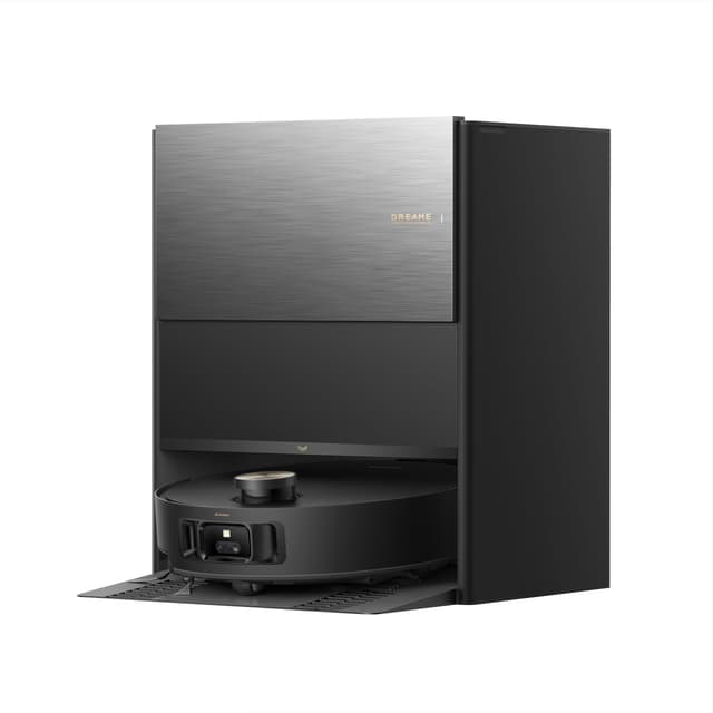 DREAME Aqua10 Roller Robot Vacuum, AquaRoll Mopping, 30,000Pa Suction, 100% Detangling, Carpet-Protecting Roller Guard, Clear 2.36in Obstacle, Self-Empty, Self-Cleaning, Roller Mop Extending