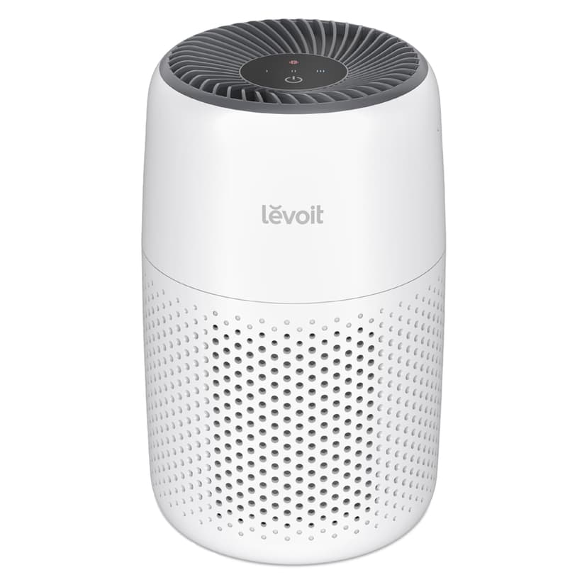 LEVOIT Air Purifiers for Bedroom Home Dorm, AHAM Verified, 3-in-1 Filter Cleaner With Aroma Pad, Filters Smoke, Allergens, Pet Dander, Odor, Dust, Office, Desktop, Core Mini-P, White