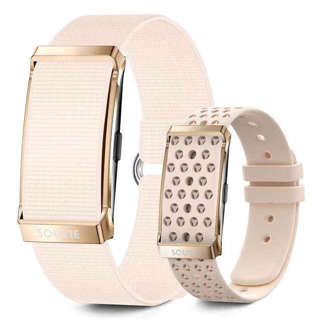 Smart Bracelet for Women, Wearable Health Activity Fitness Trackers, 24H Sleep Tracker, 24/7 Continuous Heart Rate/Blood Pressure/HRV/Stress Monitor, 170+ Sports Modes Smart Band with Free APP 2 Bands