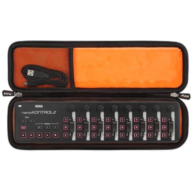 Mchoi Hard Portable Case Compatible with Korg nanoKONTROL2 Slim-Line USB Control Surface(Case Only)