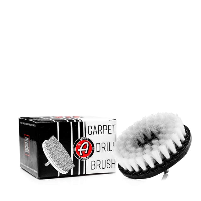 Adam's Polishes Carpet Drill Brush - A Cleaning Tool Attachment For Scrubbing/Cleaning Carpet, Upholstery, Leather Seats & Chairs, Floor Mats, Trunk, Furniture, Interior Boat, RV & Car Accessories