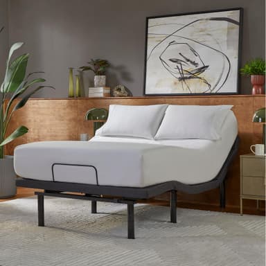 Serta baselogic Level 4 Adjustable Base Bed Frame - Full - Head & Foot Adjustability, Wireless Remote, Zero-Gravity and Memory Presets, Dual Massage Setting, and USB A&C Charging Ports