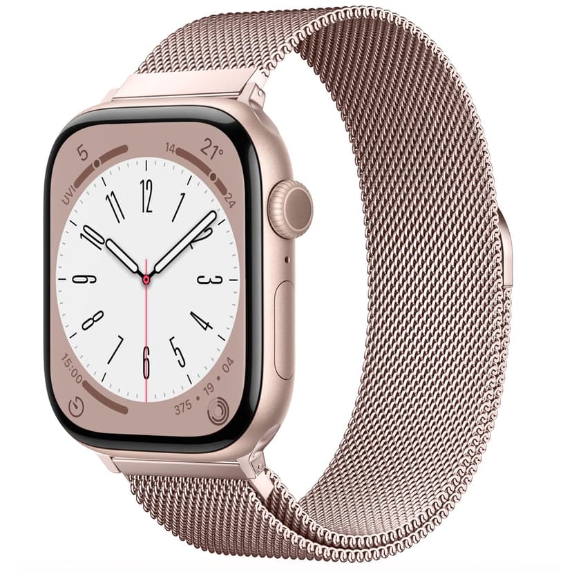 Original Milanese Loop Band Compatible with Apple Watch 38mm 40mm 41mm 42mm 44mm 45mm 46mm 49mm - Women & Men Magnetic Closure Adjustable Metal Strap for iWatch Series 11 10 9 8 7 6 5 4 SE2 3 Ultra2 3