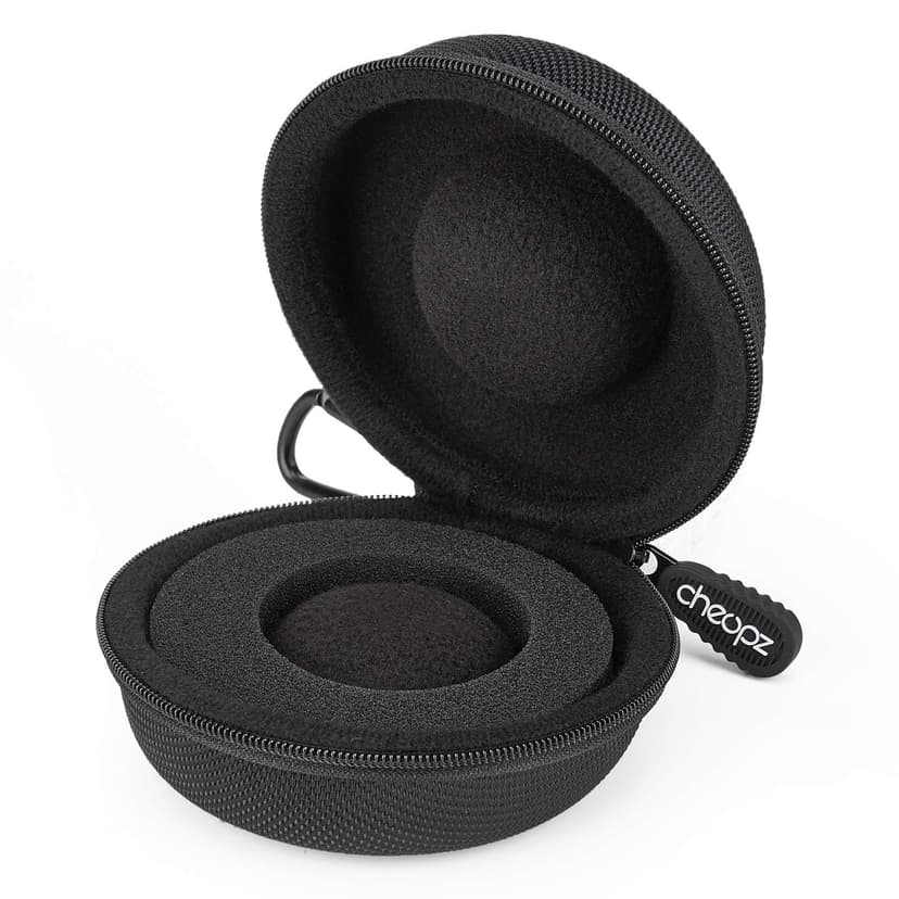 Cheopz Travel Watch Case Single Storage Box for Wristwatches & Smart Watches up to 50mm, Black