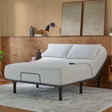 Beautyrest baselogic Level 1 Adjustable Base Bed Frame - King - Head Adjustability, Wired Remote, Removable Legs for Zero-Clearance Design, and Foldable for Convenient Mobility and Storage