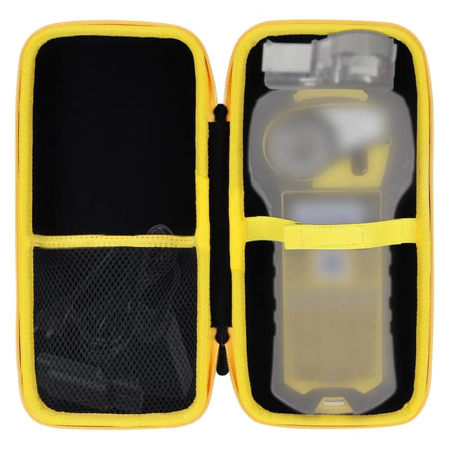 Lebakort Storage Case Compatible with Brady M210 / M210 LAB / BMP21 Plus KIT1 Portable Label Printer (Black + Yellow Case)